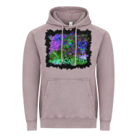 Halloween Skull And Leopard Background Vintage Hoodie | Teevron