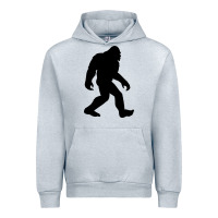 Heather Grey bigfoot in black design Urban Hoodie - artisFamous