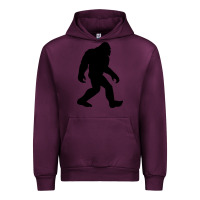 Mauve Wine bigfoot in black design Urban Hoodie - artisFamous