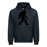Navy bigfoot in black design Urban Hoodie - artisFamous
