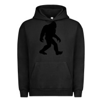 Pigment Black bigfoot in black design Urban Hoodie - artisFamous