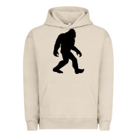 Pigment French Oak bigfoot in black design Urban Hoodie - artisFamous