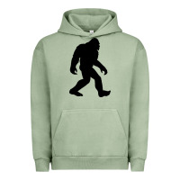 Pigment Oil Green bigfoot in black design Urban Hoodie - artisFamous