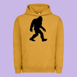 Bigfoot In Black Design Urban Hoodie Designed By Artisfamous