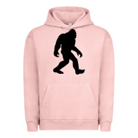 Pigment Salmon bigfoot in black design Urban Hoodie - artisFamous