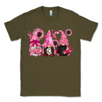 Army Green breast cancer gnomes Classic Tee - CowGirlArtShop