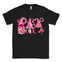 Black breast cancer gnomes Classic Tee - CowGirlArtShop