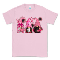 Bubblegum Pink breast cancer gnomes Classic Tee - CowGirlArtShop