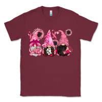 Burgundy breast cancer gnomes Classic Tee - CowGirlArtShop