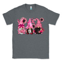 Charcoal Heather breast cancer gnomes Classic Tee - CowGirlArtShop