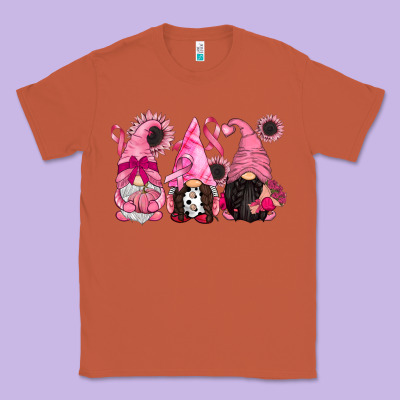 Breast Cancer Gnomes Classic Tee Designed By Cowgirlartshop