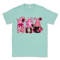 Seafoam breast cancer gnomes Classic Tee - CowGirlArtShop
