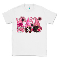 White breast cancer gnomes Classic Tee - CowGirlArtShop