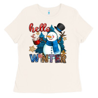 Bone hello winter Ladies Tee - OliviaCreatesArt
