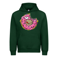 Forest Green DONUT Urban Hoodie - artisFamous