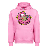Fuchsia Pink DONUT Urban Hoodie - artisFamous