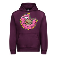 Mauve Wine DONUT Urban Hoodie - artisFamous