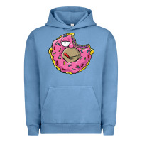 Pigment Pebble Blue DONUT Urban Hoodie - artisFamous