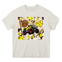 Cream softball crusher Heavy Core Tee - TumblerDesignByShophia