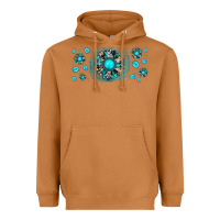 Meerkat turquoise gemstone sunflower Heavyweight Hoodie - JahusDesignShop