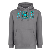 Storm turquoise gemstone sunflower Heavyweight Hoodie - JahusDesignShop