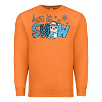 Carrot let it snow snowman coffee Premium Sweatshirt - JahusDesignShop