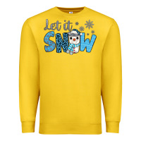 Lemon let it snow snowman coffee Premium Sweatshirt - JahusDesignShop