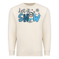 Sandshell let it snow snowman coffee Premium Sweatshirt - JahusDesignShop