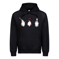 Black chillin' with my gnomies for light Urban Hoodie - artisFamous