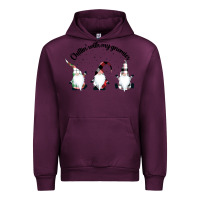 Mauve Wine chillin' with my gnomies for light Urban Hoodie - artisFamous