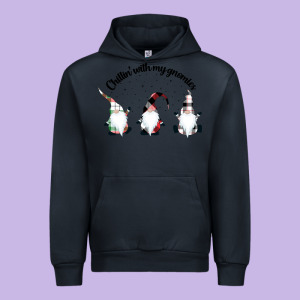 Chillin' With My Gnomies For Light Urban Hoodie Designed By Artisfamous