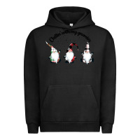 Pigment Black chillin' with my gnomies for light Urban Hoodie - artisFamous