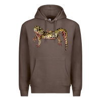 Coffee Gecko Lizard Illustrations Premium Hoodie - LillyAllenDesigns
