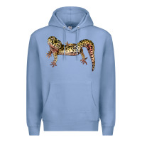 Colony Blue Gecko Lizard Illustrations Premium Hoodie - LillyAllenDesigns