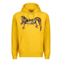 Lemon Gecko Lizard Illustrations Premium Hoodie - LillyAllenDesigns