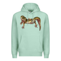 Gecko Lizard Illustrations Premium Hoodie | Teevron