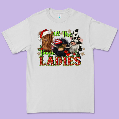 All The Jingle Ladies Premium Tee Designed By Cowgirlartshop