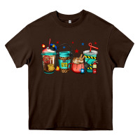 Chocolate Brown 911 police firefighter dispatcher Heavy Core Tee - Jasminsmagicworld