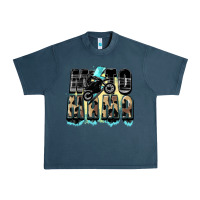Midnight Navy Moto mama Mother's Day Urban Heavy Tee - FaDigitalArtStudio