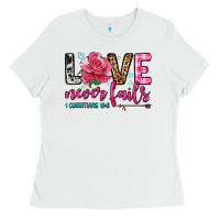 White love never fails Ladies Tee - OliviaCreatesArt