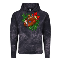 Cloud Black american football christmas with lights and ribbon Vintage Hoodie - FaDigitalArtStudio
