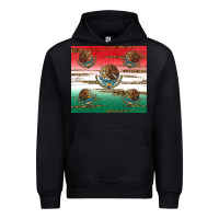 Black Mexican Flag Urban Hoodie - RanaPortraitStore