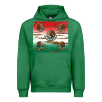 Emerald Mexican Flag Urban Hoodie - RanaPortraitStore