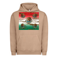 Pigment Burro Mexican Flag Urban Hoodie - RanaPortraitStore