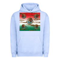 Pigment Grape Ice Mexican Flag Urban Hoodie - RanaPortraitStore