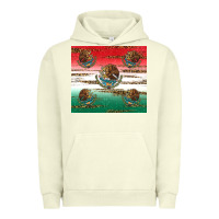 Pigment Pistachio Mexican Flag Urban Hoodie - RanaPortraitStore