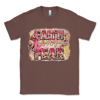 Chestnut faith over fear breast cancer 12 inches 300 dpi Classic Tee - CowGirlArtShop