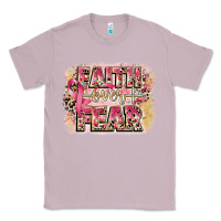 Lilac faith over fear breast cancer 12 inches 300 dpi Classic Tee - CowGirlArtShop