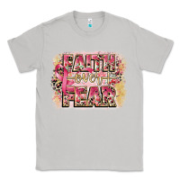 Moon Dust faith over fear breast cancer 12 inches 300 dpi Classic Tee - CowGirlArtShop