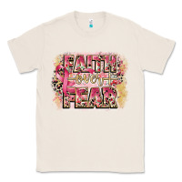 Natural faith over fear breast cancer 12 inches 300 dpi Classic Tee - CowGirlArtShop